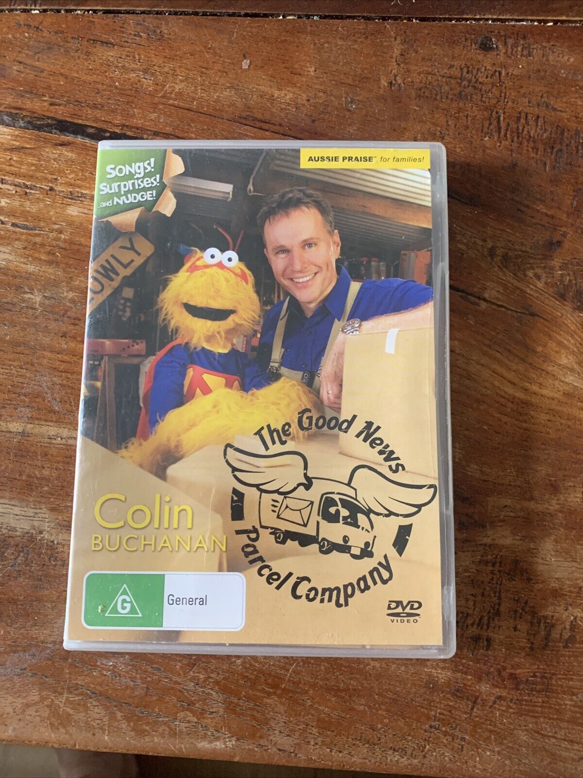 DVD The GOOD NEWS PARCEL COMPANY 2009 Aussie Praise for Families Colin Buchanan