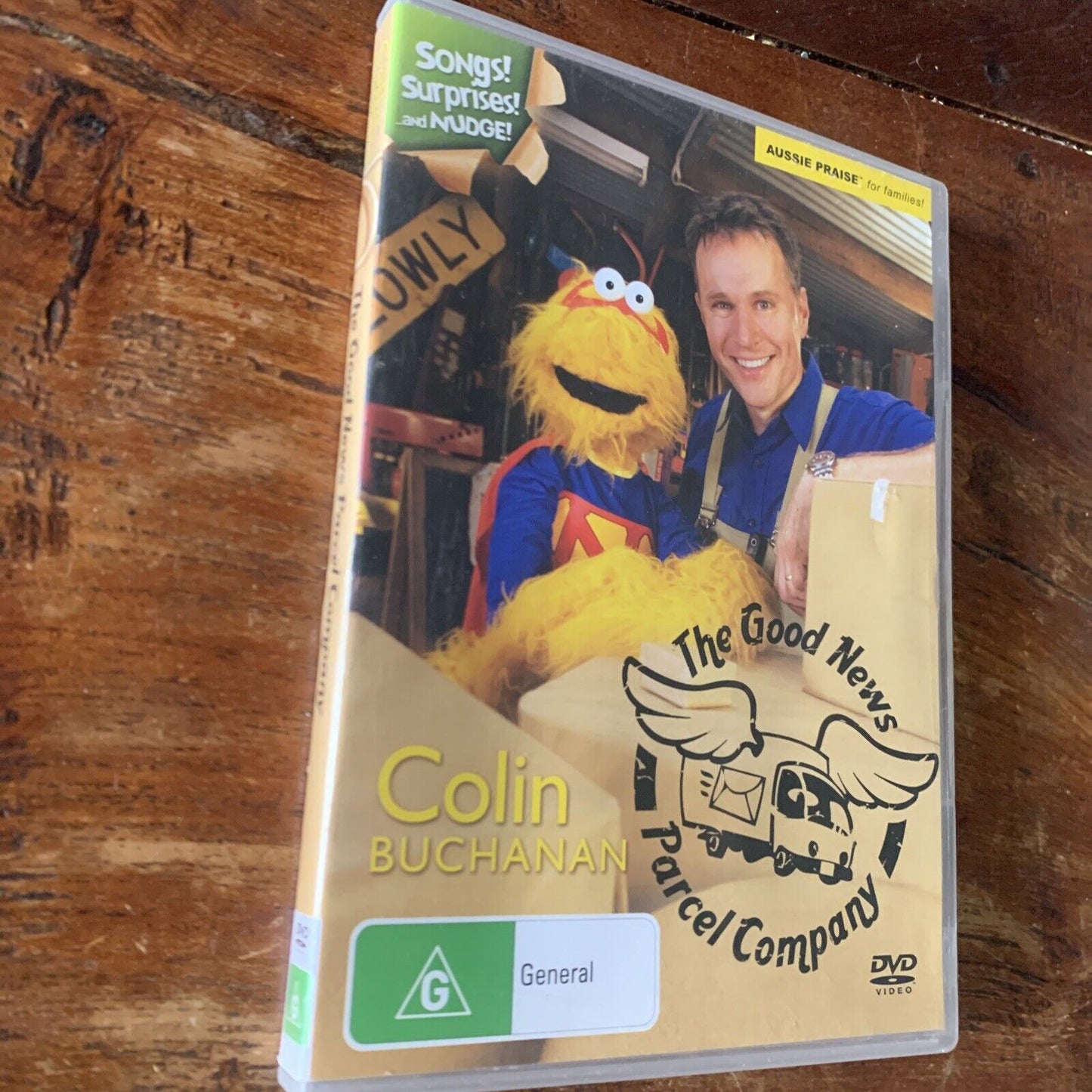 DVD The GOOD NEWS PARCEL COMPANY 2009 Aussie Praise for Families Colin Buchanan