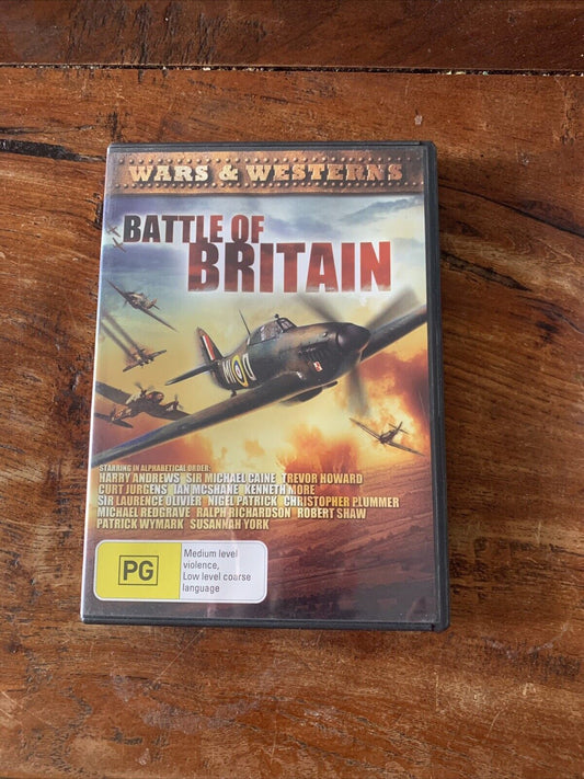 DVD Wars & Westerns BATTLE OF BRITAIN Film Christopher Plummer Michael Caine R4