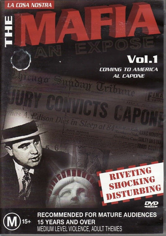 DVD THE MAFIA La Cosa Nostra  An Expose Vol. 1 Al Capone Mobster True Crime