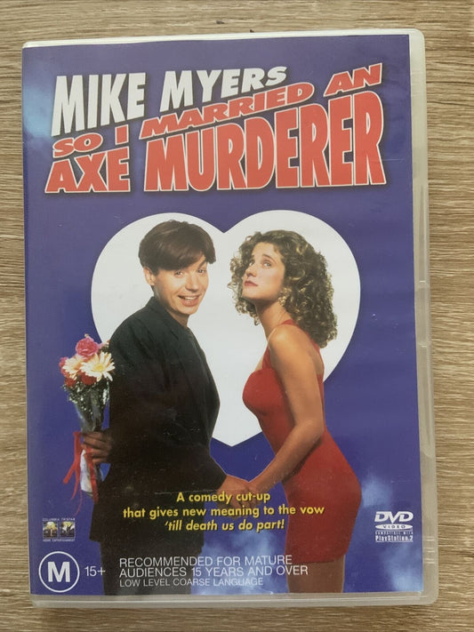 DVD So I Married An Axe Murderer! Mike Myers Nancy Travis Black Comedy 1993 Film