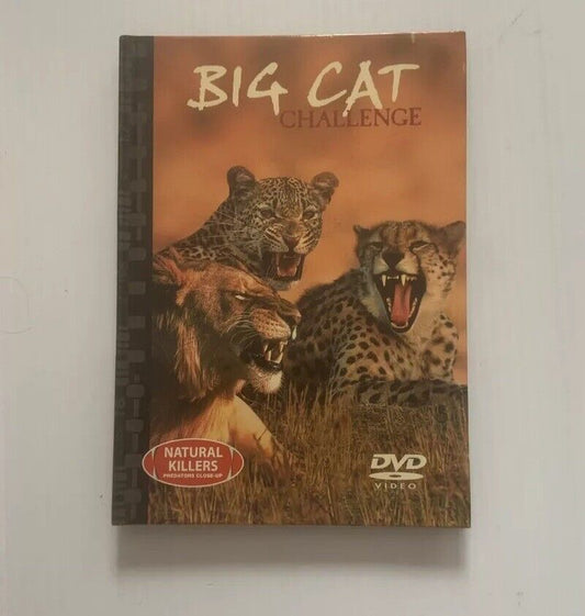 Book & DVD BIG CAT CHALLENGE Natural Killers Predators Close Up Documentary 2005