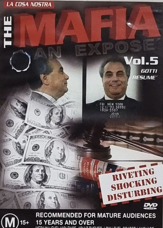 DVD THE MAFIA Expose Vol 5 Gotti Resume  L Mobsters True Crime La Costra Nova