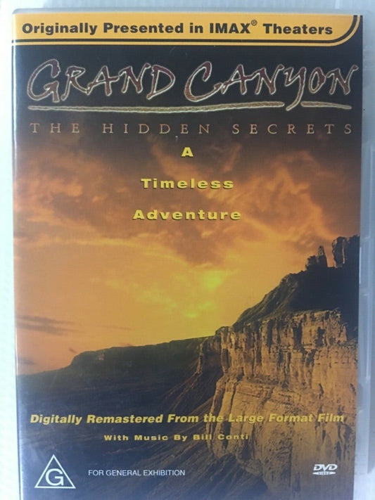 DVD GRAND CANYON – THE HIDDEN SECRETS  A TIMELESS ADVENTURE Documentary