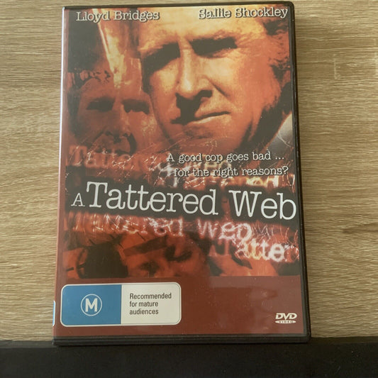 DVD A TATTERED WEB Lloyd Bridges Sallie Shockley Movie R4 Crime Drama CULT