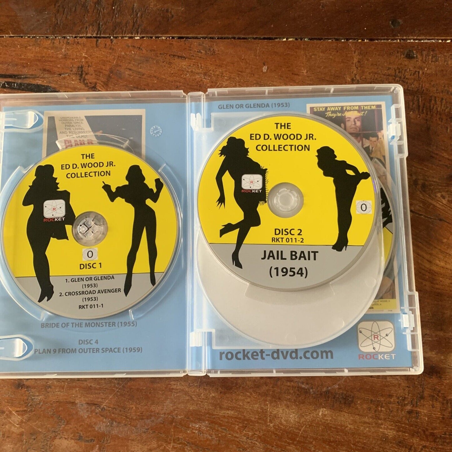 DVD Set The ED WOOD Jr  Collection 5 Film Collection Inc Plan 9 Jailbait + 2010