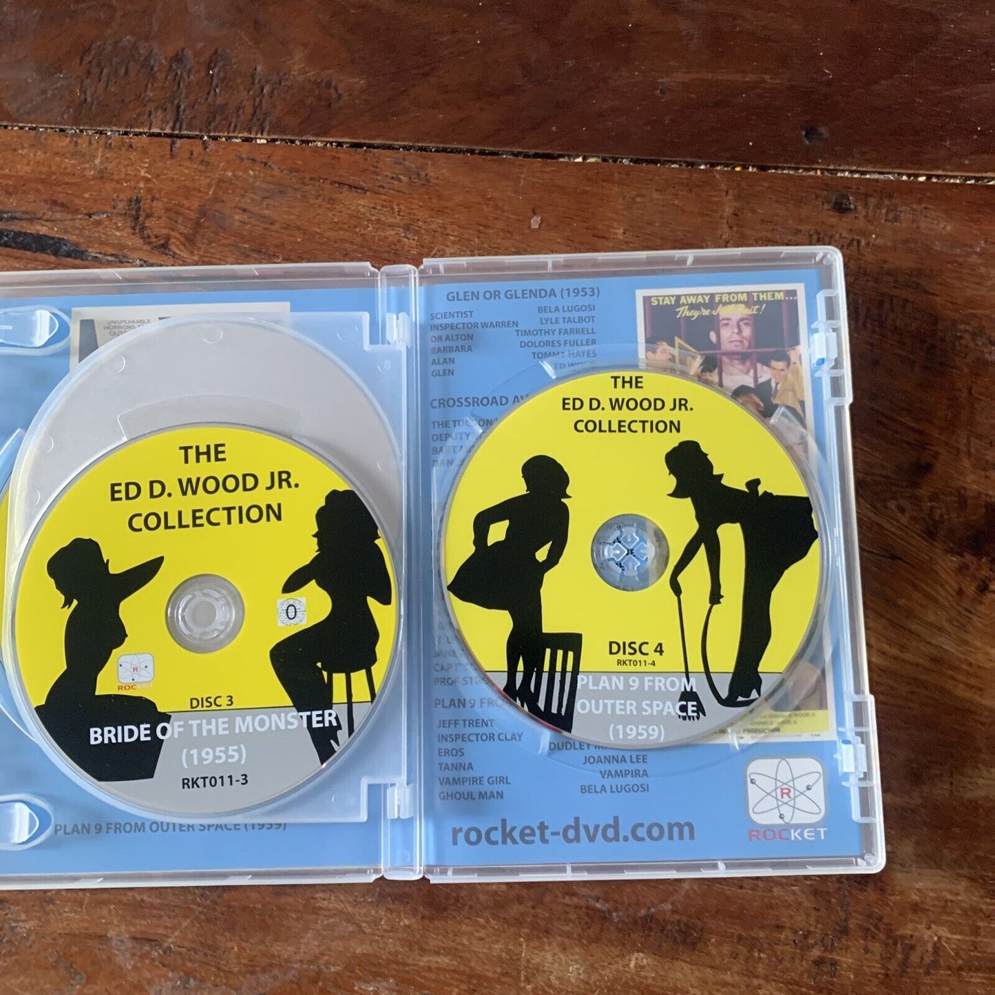 DVD Set The ED WOOD Jr  Collection 5 Film Collection Inc Plan 9 Jailbait + 2010