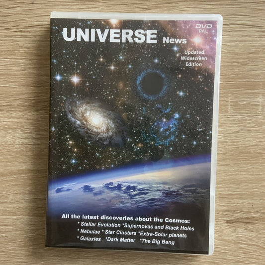 DVD Universe News The Latest Discoveries about the Cosmos NASA Footage R All