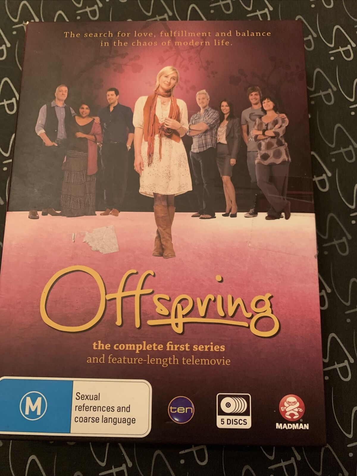 DVD 5 Disc OFFSPRING Complete Season 1 Slip Case Aussie TV Series +Telemovie