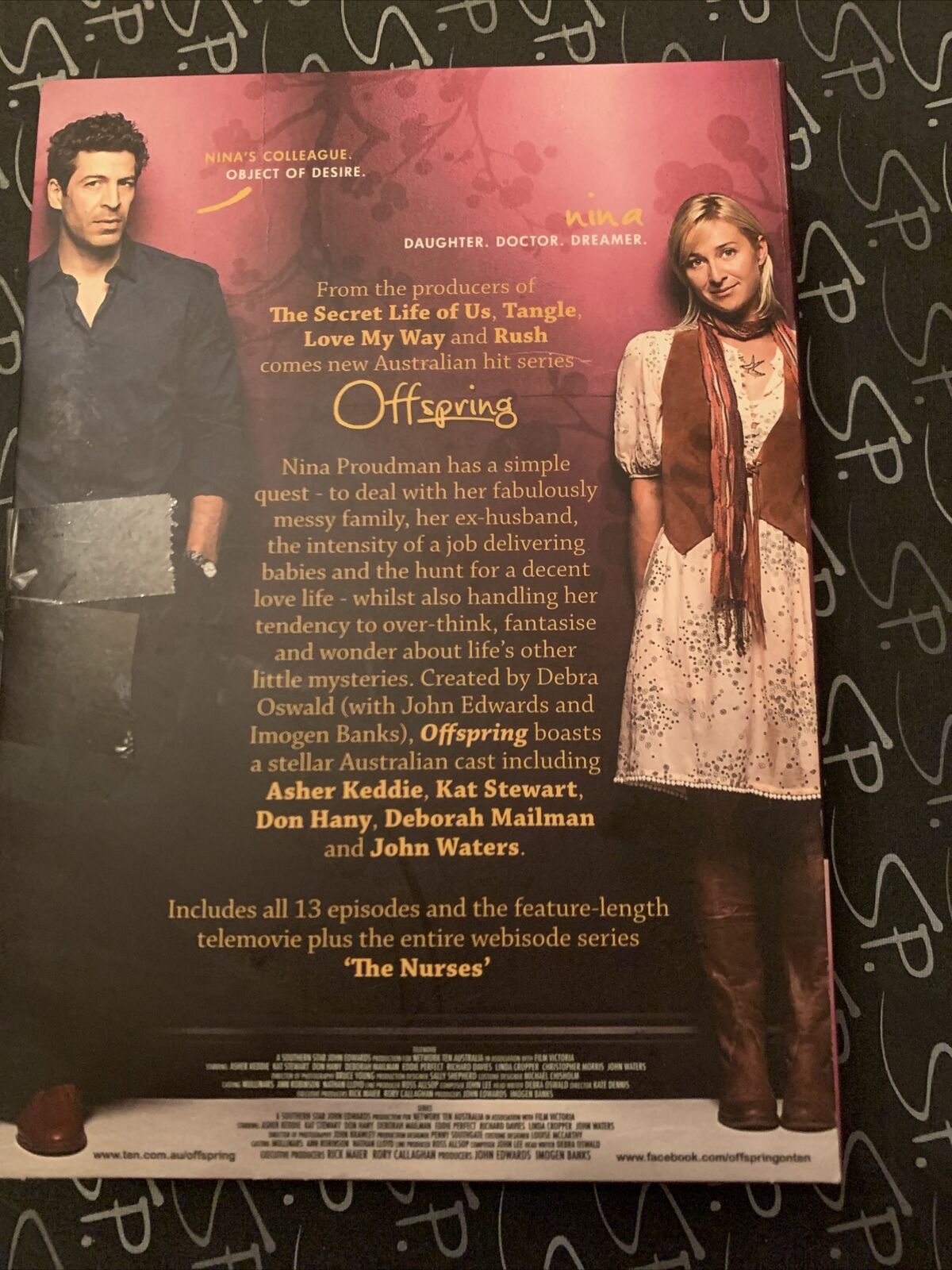 DVD 5 Disc OFFSPRING Complete Season 1 Slip Case Aussie TV Series +Telemovie