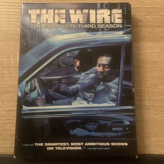 DVD 5 Disc THE WIRE 2002 TV Series USA Complete Third Season Box Set David Simon