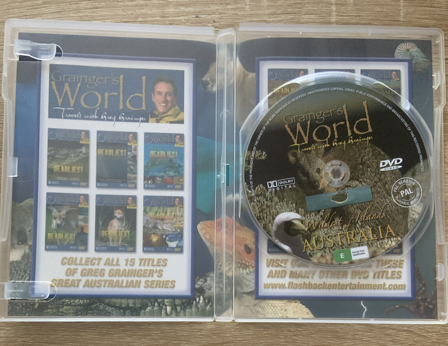 DVD Graingers World Wildest Islands of Australia Documentary Wildlife Nature