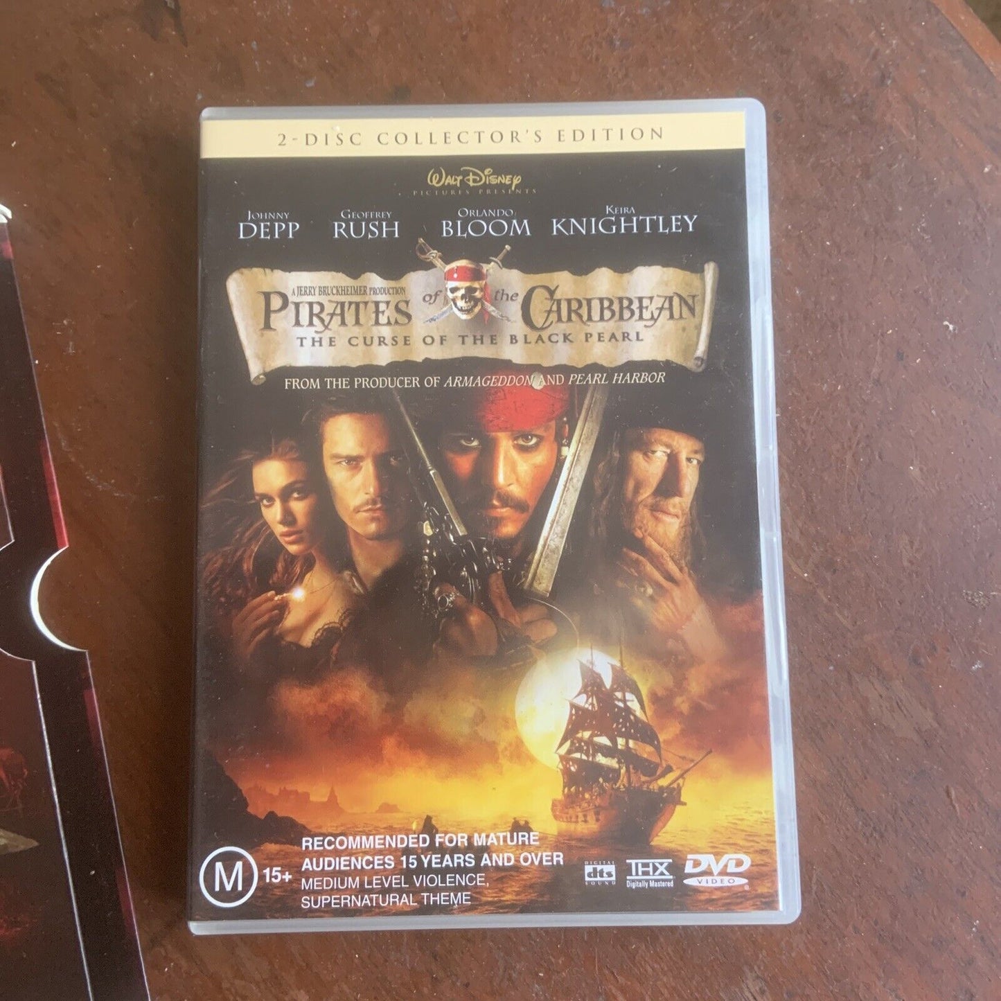 Pirates Of The Caribbean The Curse Of The Black Pearl + Lost DVD 3 Disc Set