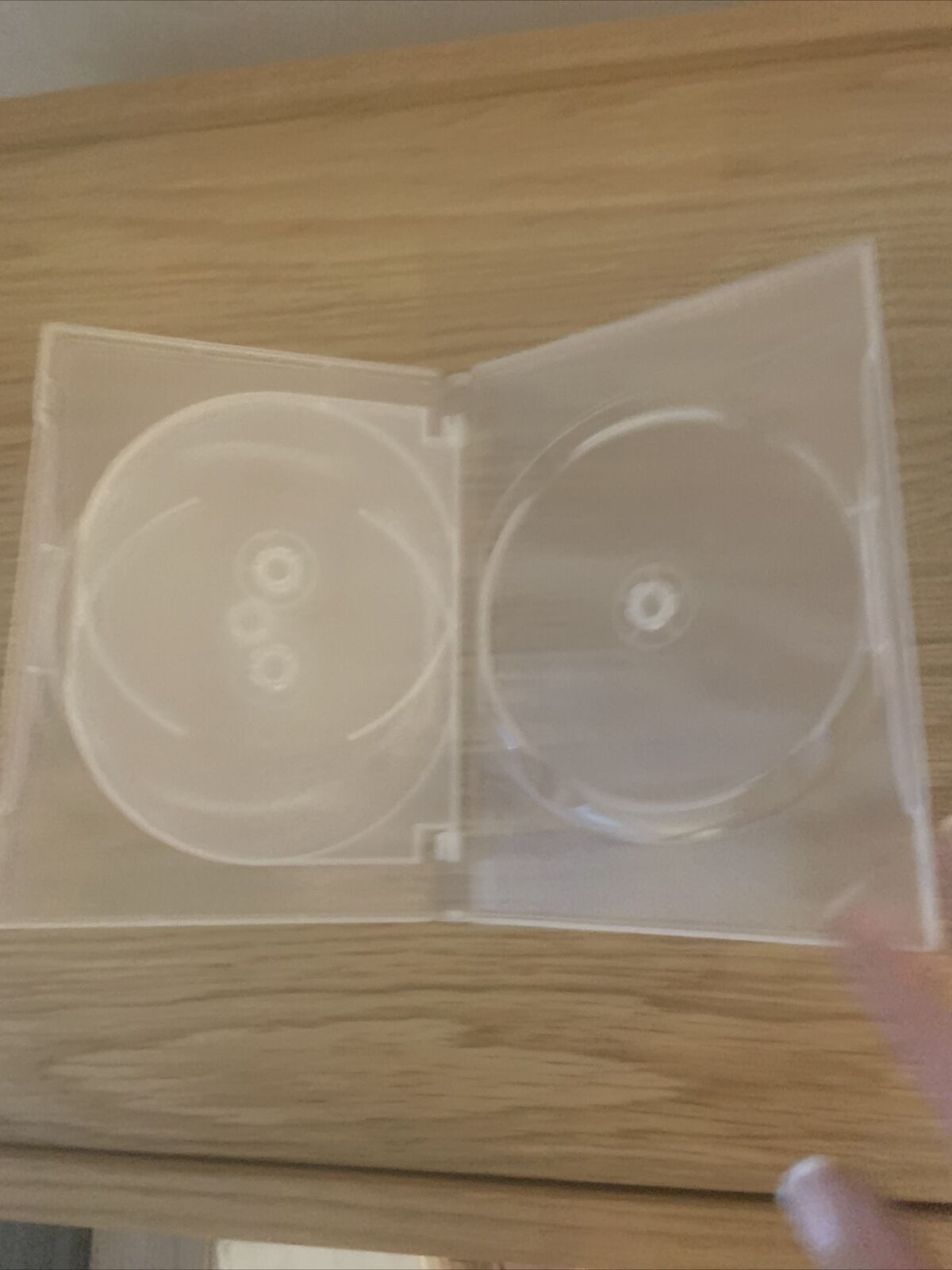 DVD CD Cover Case 8x HOLDS 3 DISCS & Booklet Clear 25mm Replacement Title Sleeve