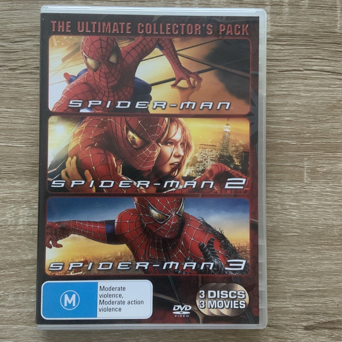 DVD 3 Movies SPIDER-MAN | SPIDER-MAN 2 | SPIDER-MAN 3 2007 3 Disc Set Superhero