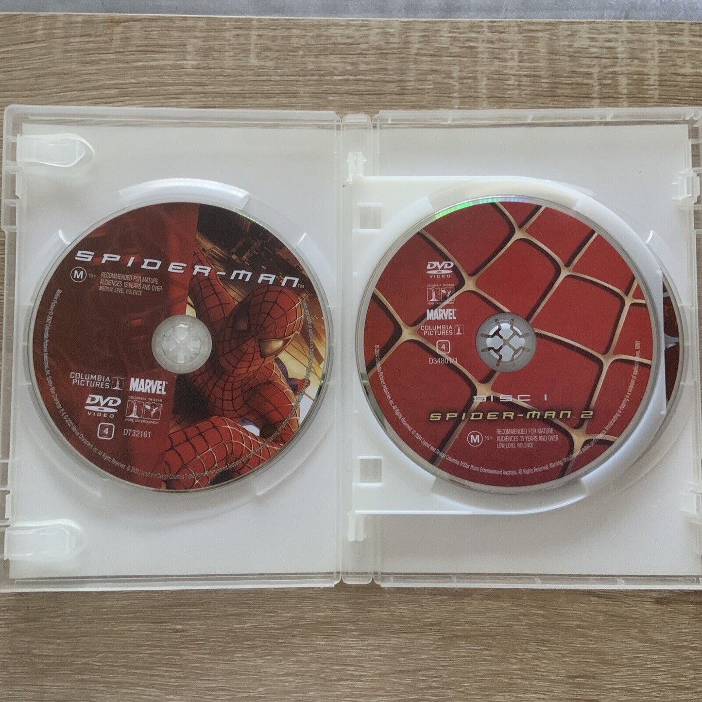 DVD 3 Movies SPIDER-MAN | SPIDER-MAN 2 | SPIDER-MAN 3 2007 3 Disc Set Superhero