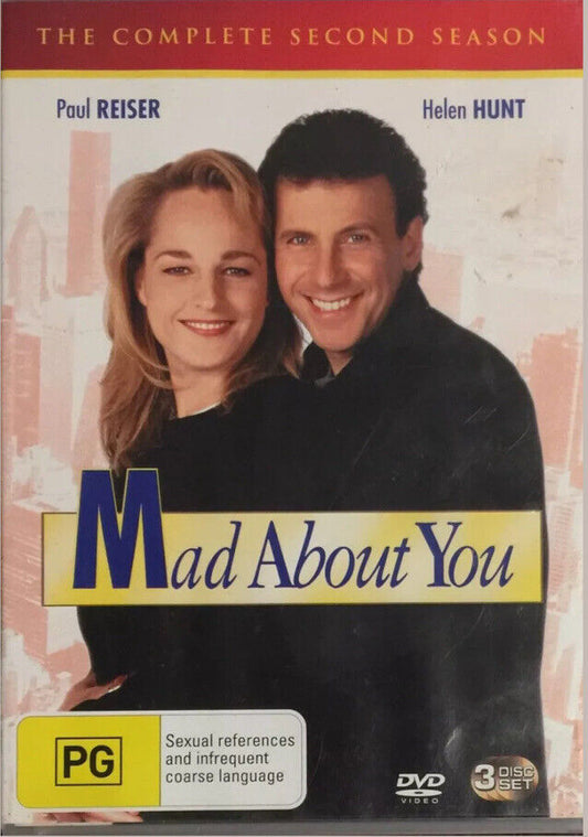 DVD 3 Disc MAD ABOUT YOU Season 2 Paul Reiser Helen Hunt TV Series Comedy