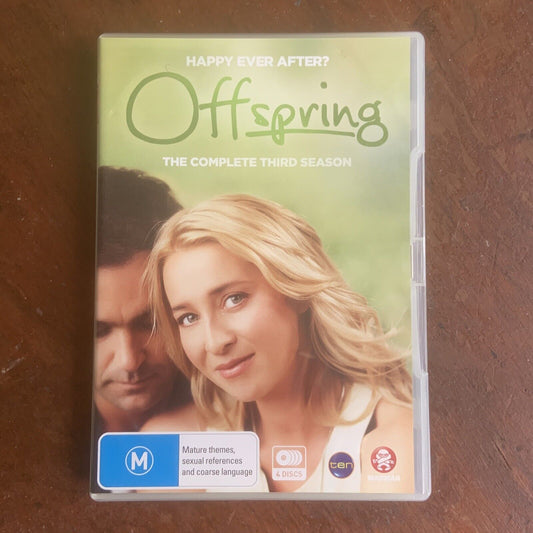 DVD 4 Disc OFFSPRING Complete Season 3 2012 Set Australian TV Show Drama Comedy