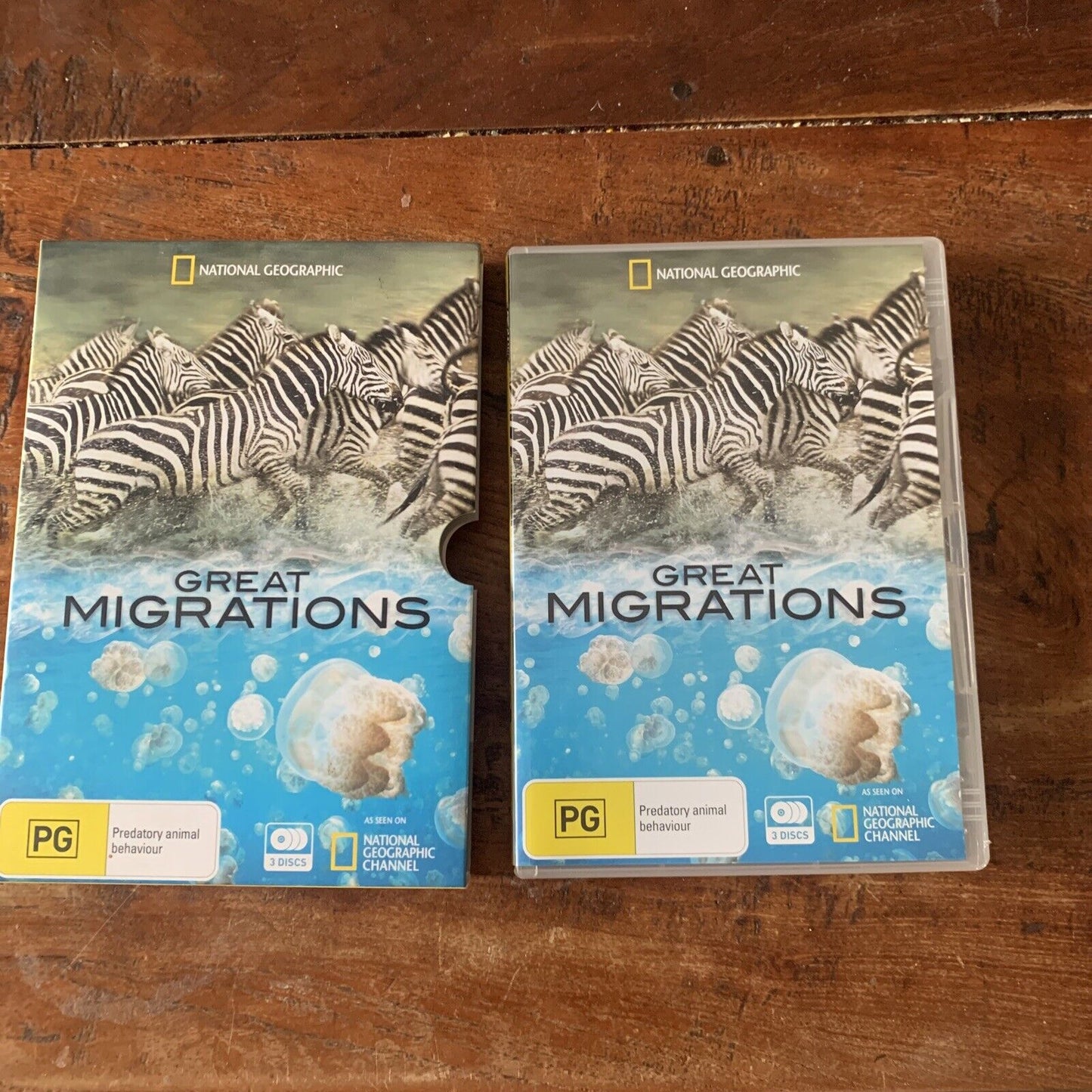 DVD 3 Disc GREAT MIGRATIONS National Geographic Set Slipcase