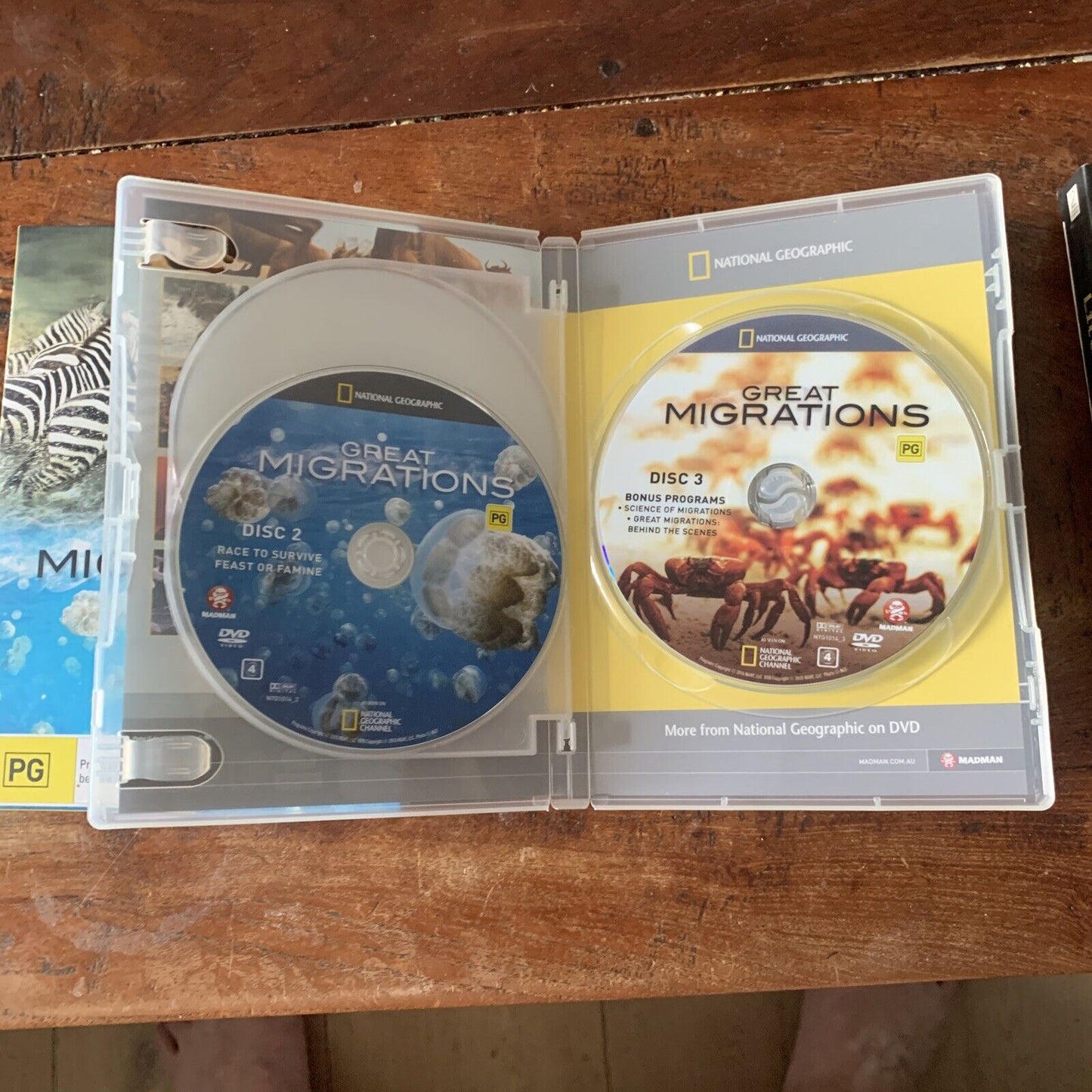 DVD 3 Disc GREAT MIGRATIONS National Geographic Set Slipcase
