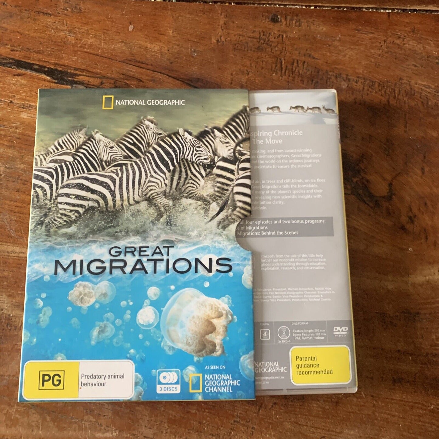 DVD 3 Disc GREAT MIGRATIONS National Geographic Set Slipcase
