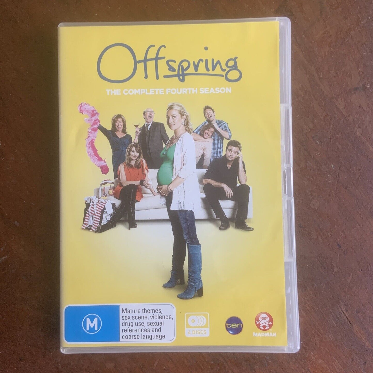 DVD 4 Disc OFFSPRING Complete Season 4 2013 Australian TV Show Drama Comedy