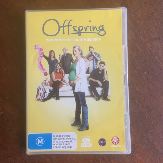 DVD 4 Disc OFFSPRING Complete Season 4 2013 Australian TV Show Drama Comedy