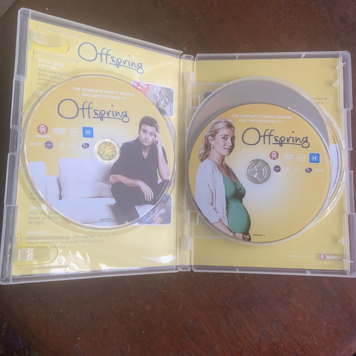 DVD 4 Disc OFFSPRING Complete Season 4 2013 Australian TV Show Drama Comedy