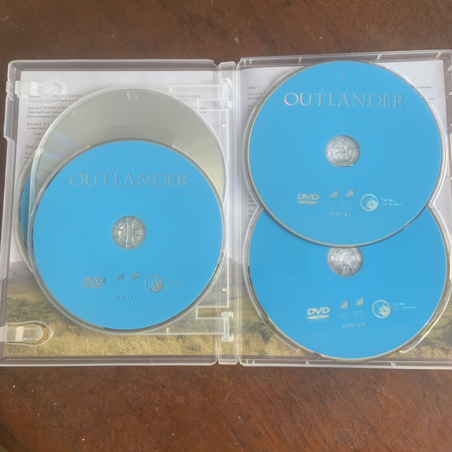 DVD 5 Disc OUTLANDER Season 3 Complete Third Season R 2 4 5 TV Series