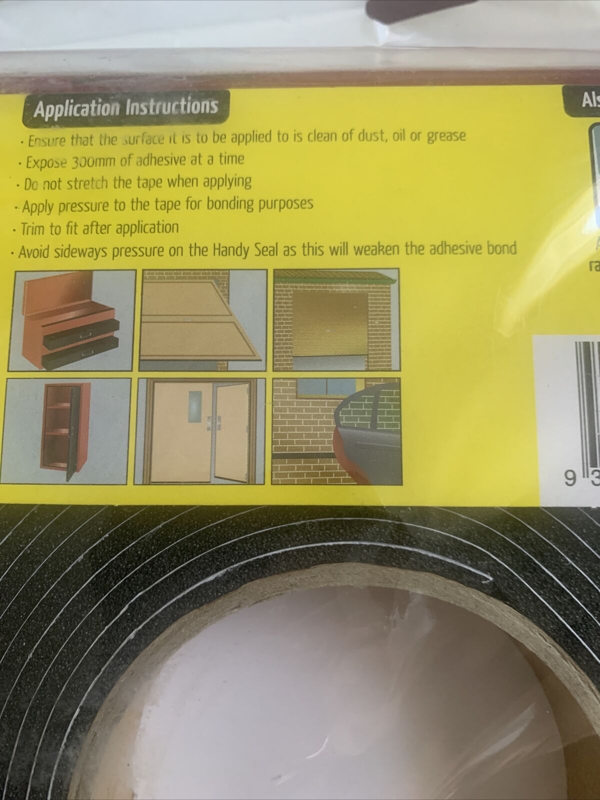 MORODAY PE Foam Tape 24 x 3mm x 10m Grey SELF ADHESIVE Energy Saver Sealed NEW