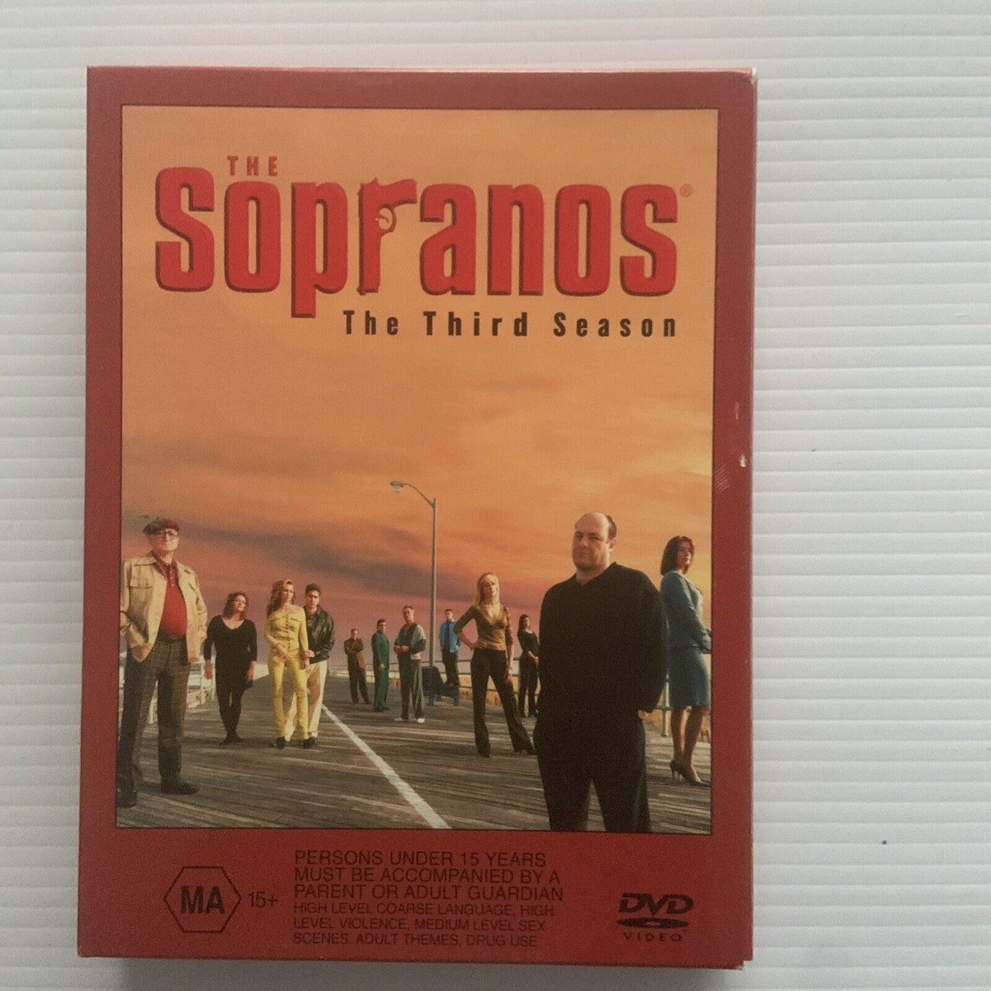 DVD THE SOPRANOS The Third Season 2001 4-Disc Set CRIME MAFIA TV Series RED NEW