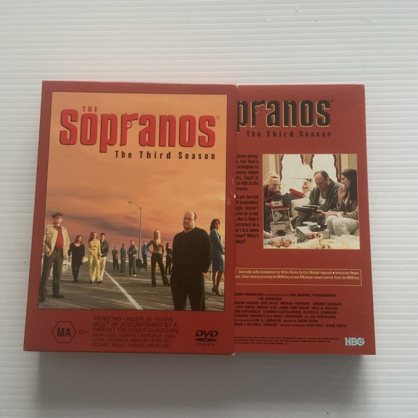 DVD THE SOPRANOS The Third Season 2001 4-Disc Set CRIME MAFIA TV Series RED NEW
