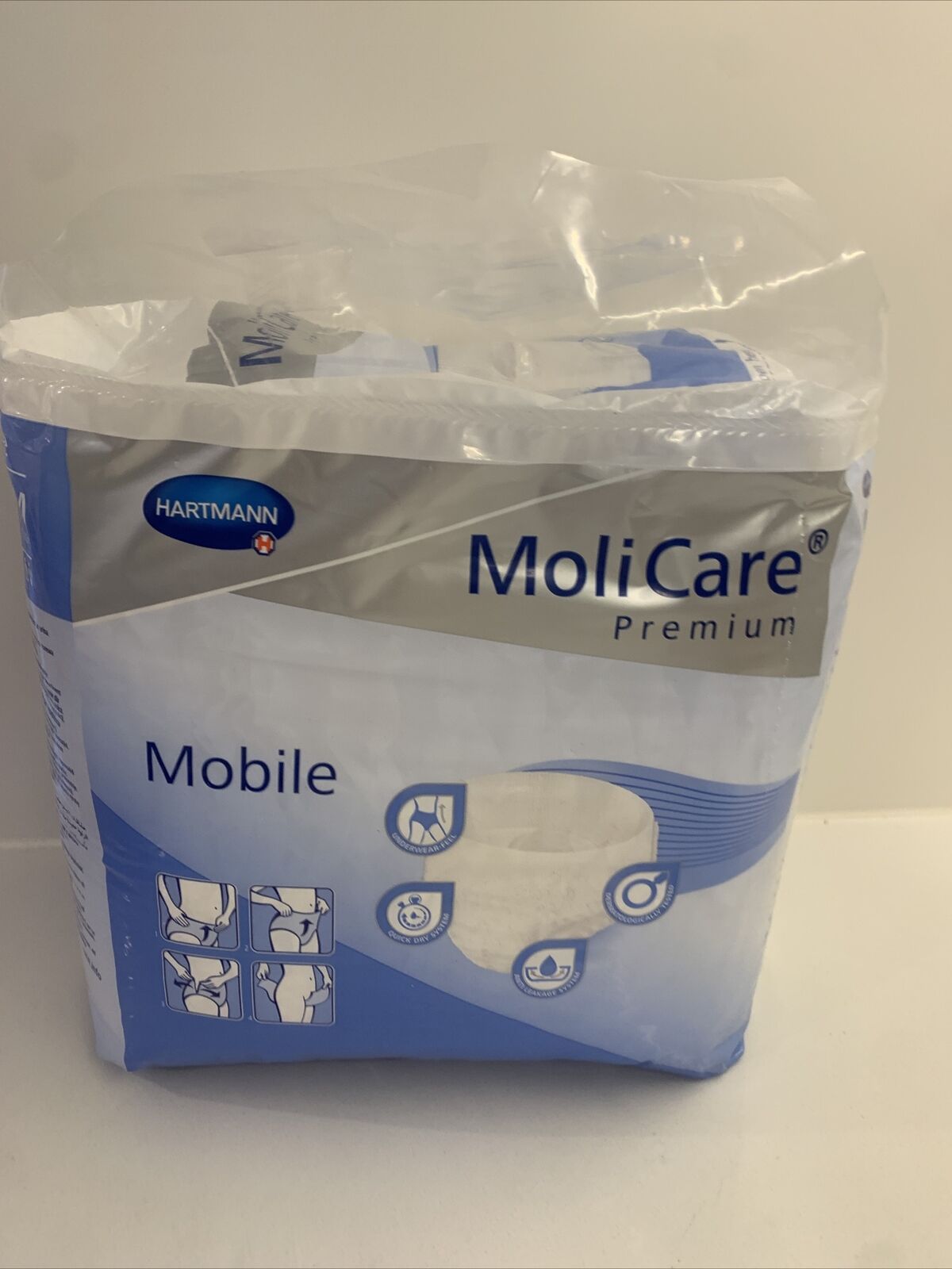 MOLICARE Pull ups Size M Premium 6 Drop Hartmann Incontinence 1 Pack of 14 NEW