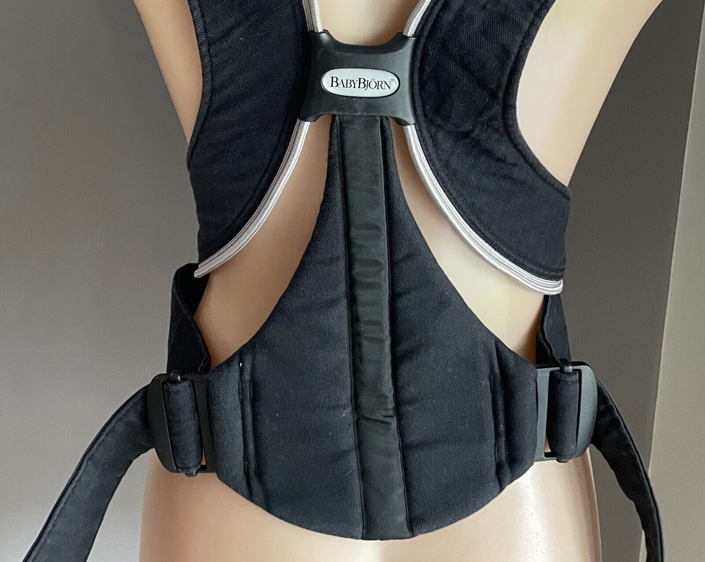 BABY BJORN Baby Carrier Black Grey Trim Maximum Length 74cm Maximum Weight 12kgs