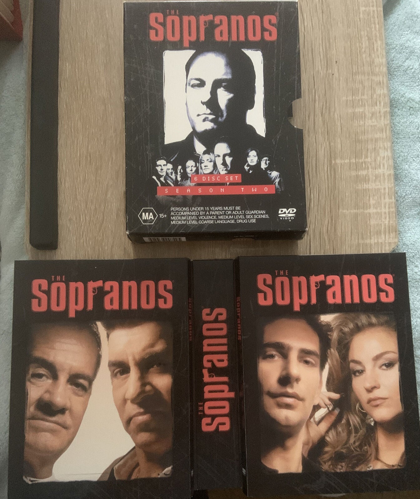 DVD THE SOPRANOS The 2ND Season 2002 4 Disc Set CRIME MAFIA TV Series Open NEW