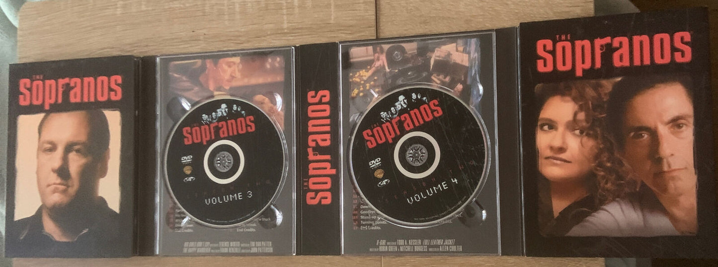 DVD THE SOPRANOS The 2ND Season 2002 4 Disc Set CRIME MAFIA TV Series Open NEW
