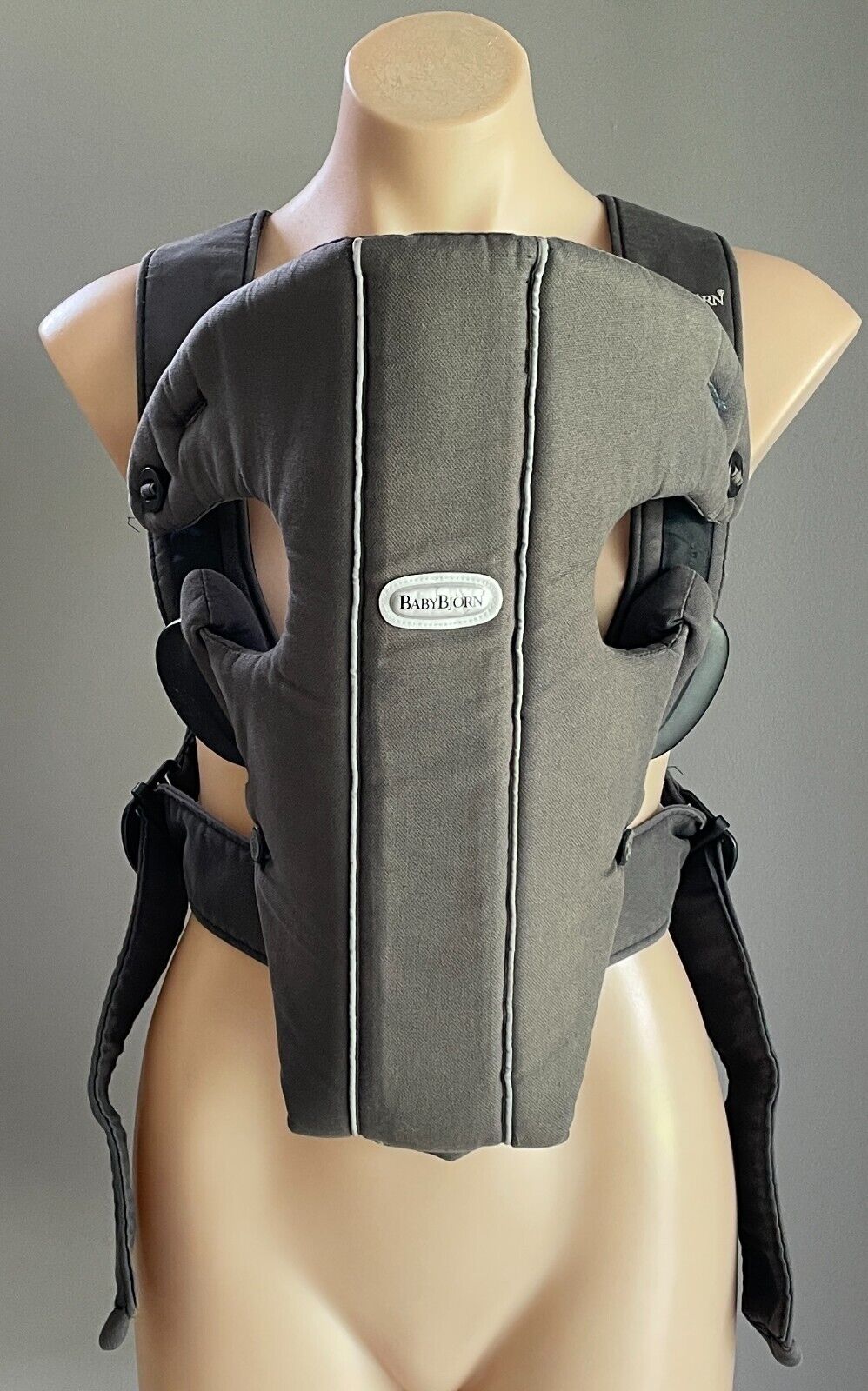 BABY BJORN Baby Carrier Black Grey Trim Maximum Length 90cm