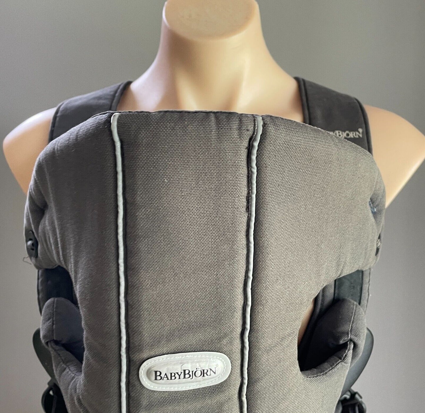 BABY BJORN Baby Carrier Black Grey Trim Maximum Length 90cm