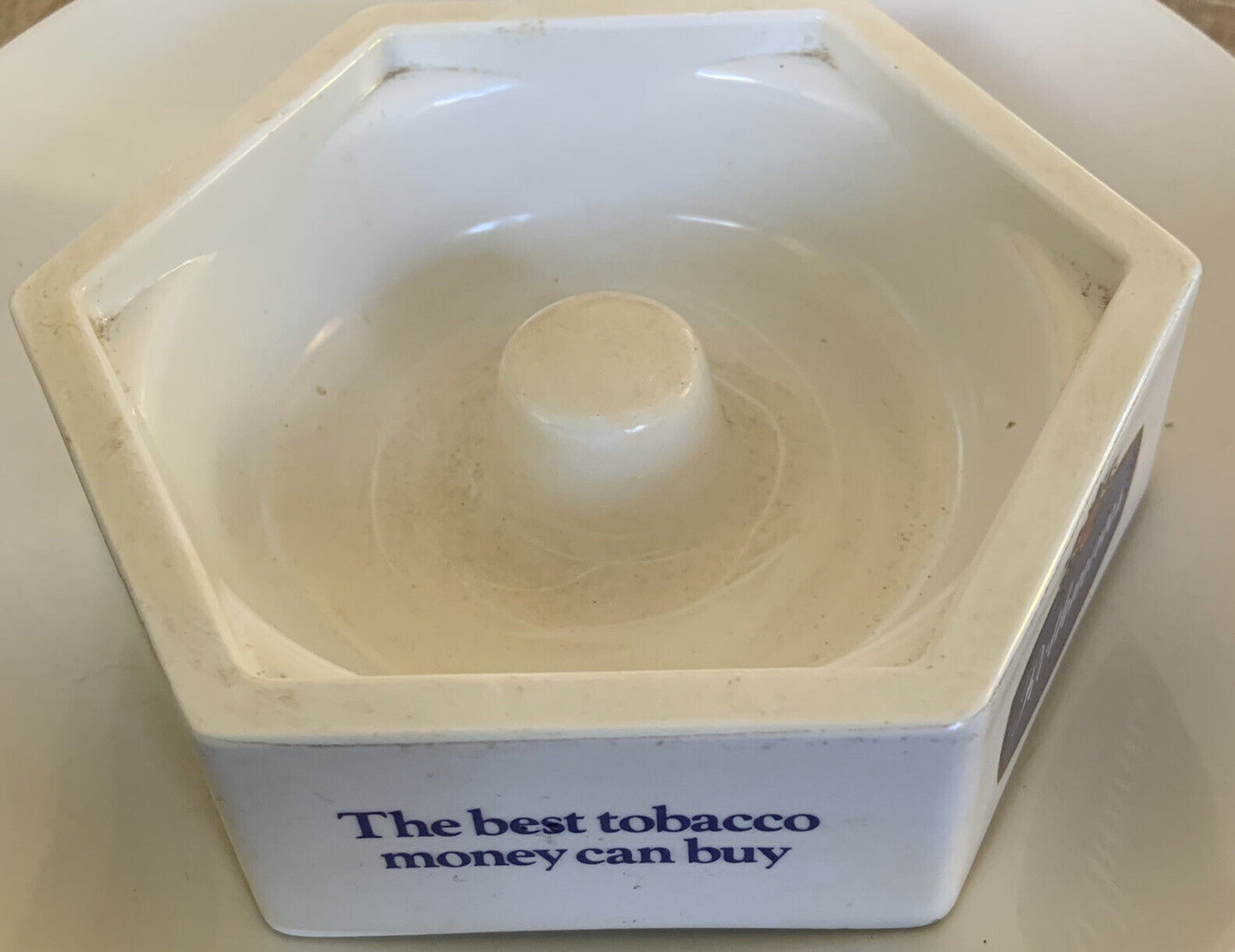 Ashtray ROTHMANS Melamine Formica “The Best Tobacco Money Can Buy” Logo Vintage