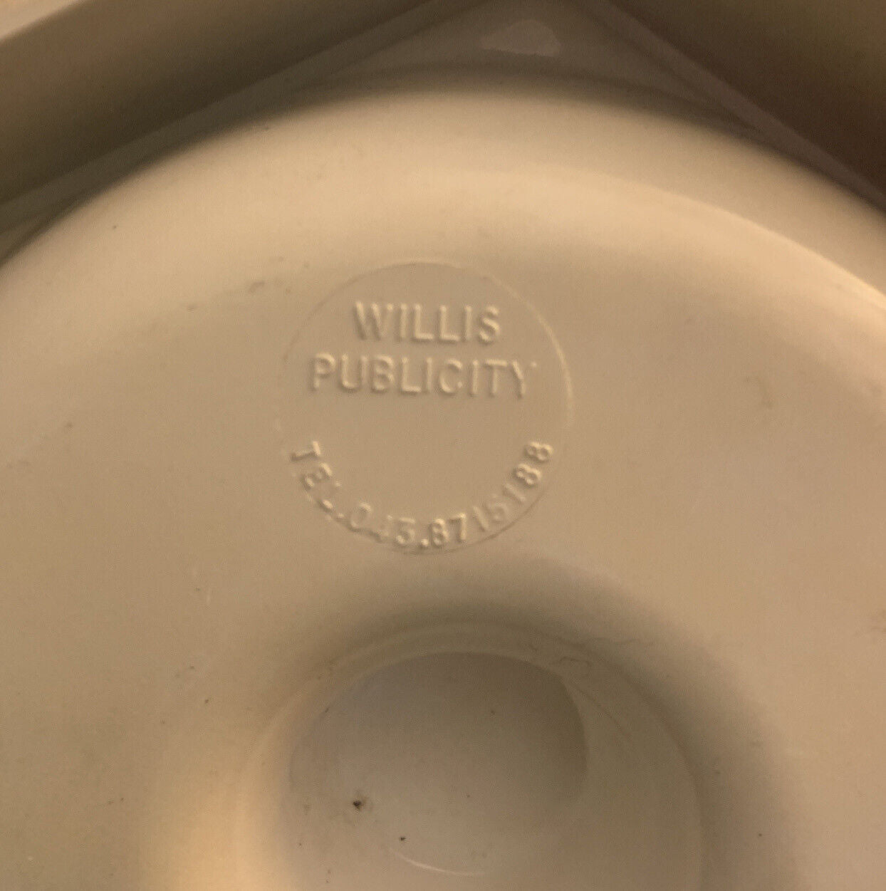 Ashtray ROTHMANS Melamine Formica “The Best Tobacco Money Can Buy” Logo Vintage