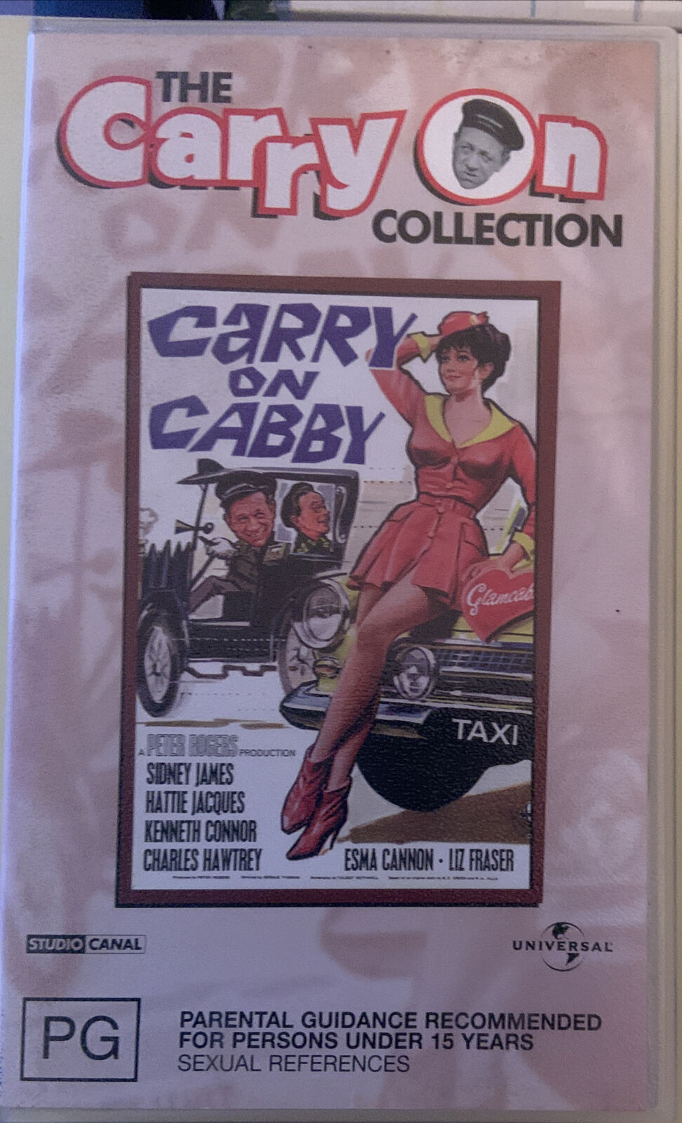 VHS THE CARRY ON COLLECTION CARRY ON  CABBY Kenneth Williams COMEDY BRITISH
