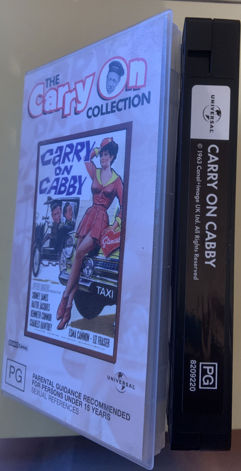 VHS THE CARRY ON COLLECTION CARRY ON  CABBY Kenneth Williams COMEDY BRITISH