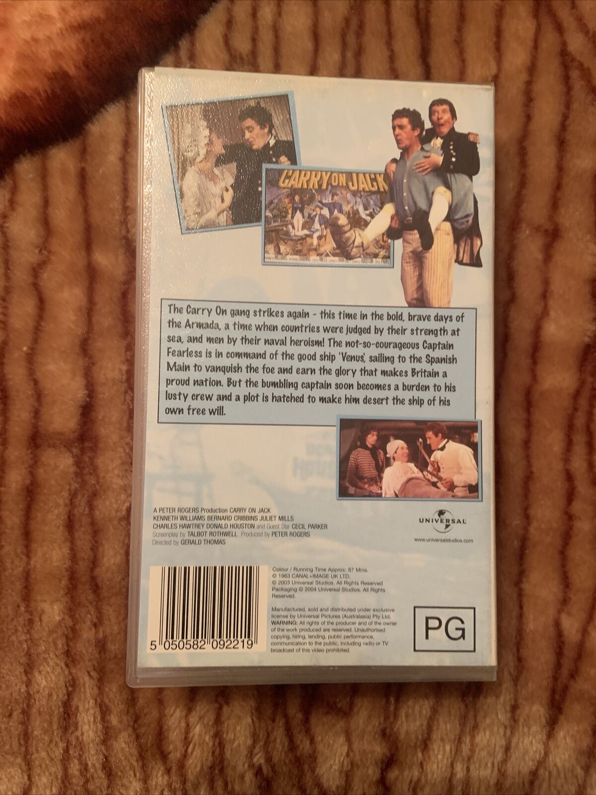 VHS THE CARRY ON COLLECTION CARRY ON  JACK Kenneth Williams British COMEDY 1963