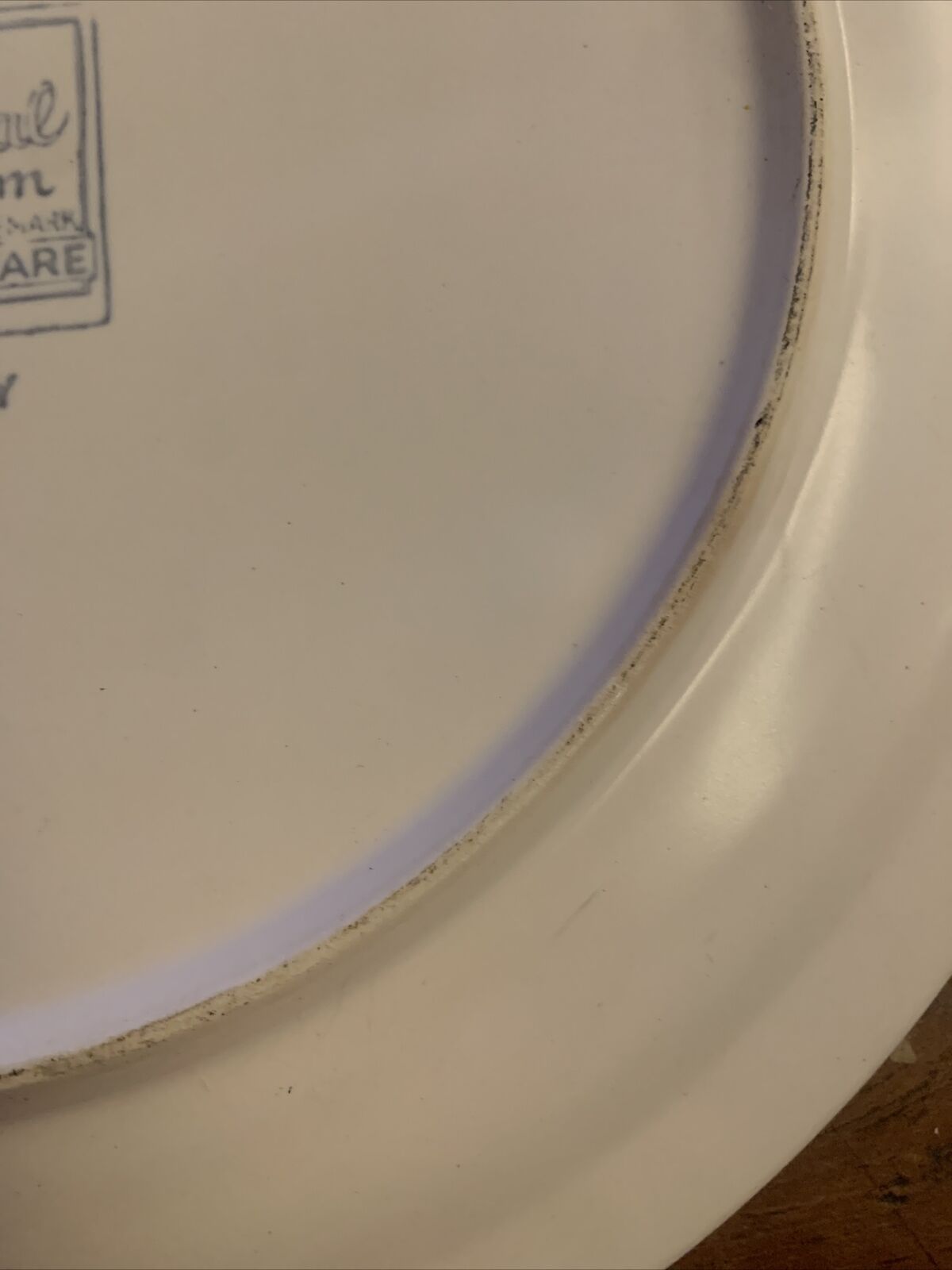 Casual CERAM Galaxy Stoneware Plate 273mm Japan Green Rust Orange Vintage MCM