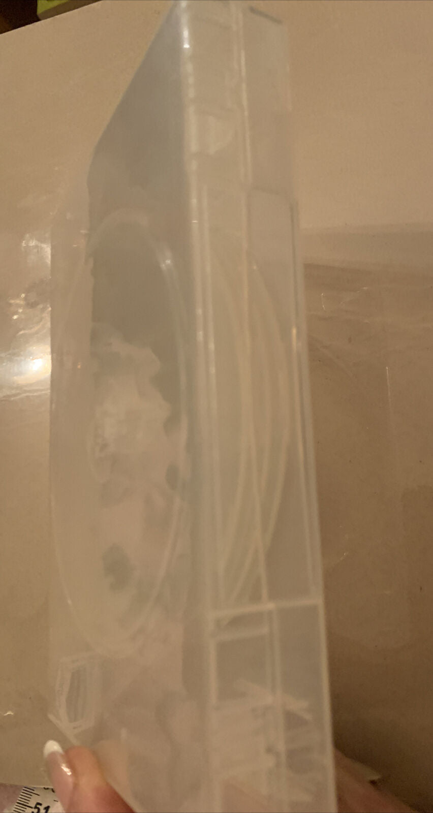 DVD CD Cover Case x1 HOLDS 6 Discs Clear 25mm Replacement Title Sleeve Fat Case
