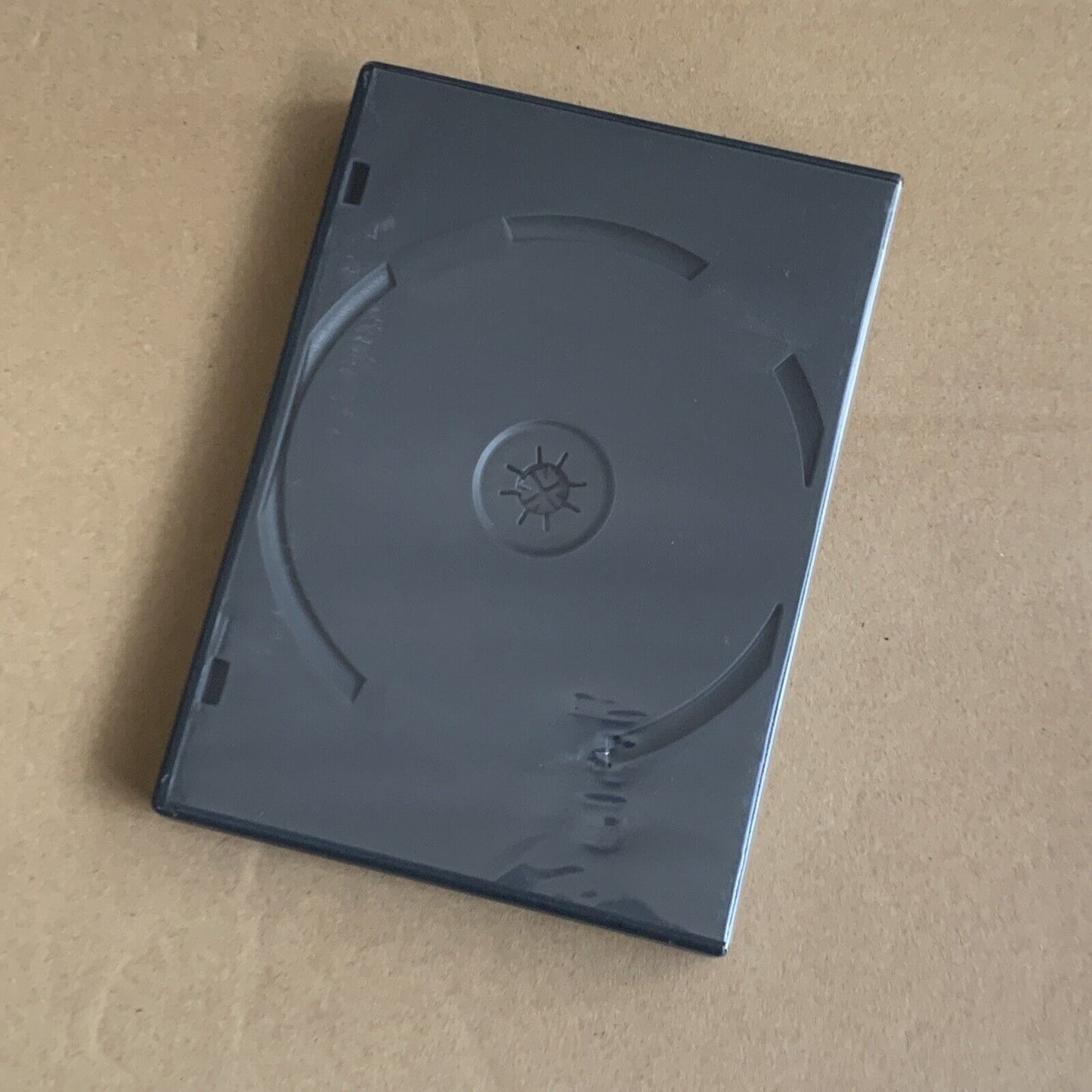 DVD CD FAT Case x1 HOLDS 6 Discs Cover Black 23mm Replacement Title Sleeve EMPTY