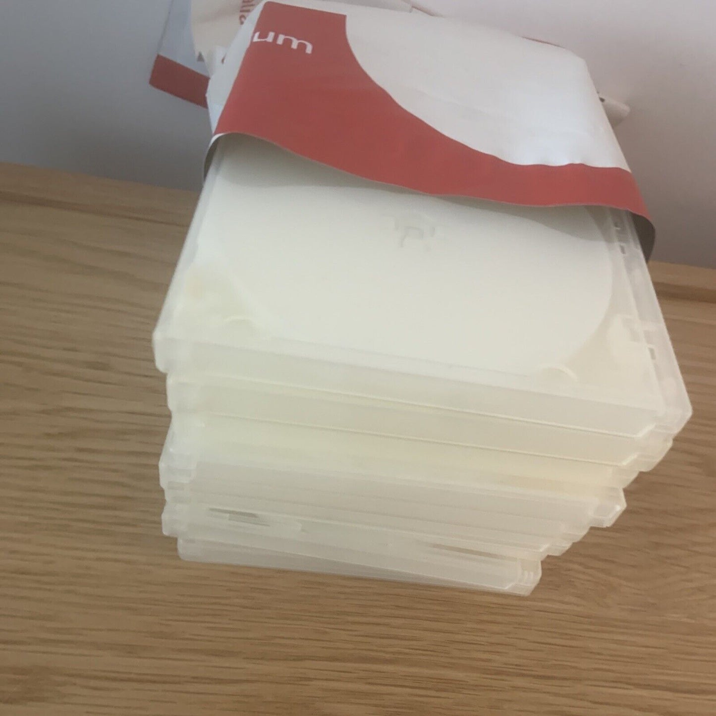 9 x DVD CD Cover Case HOLDS 6 Discs Clear 25mm Quality Replacement Sleeve