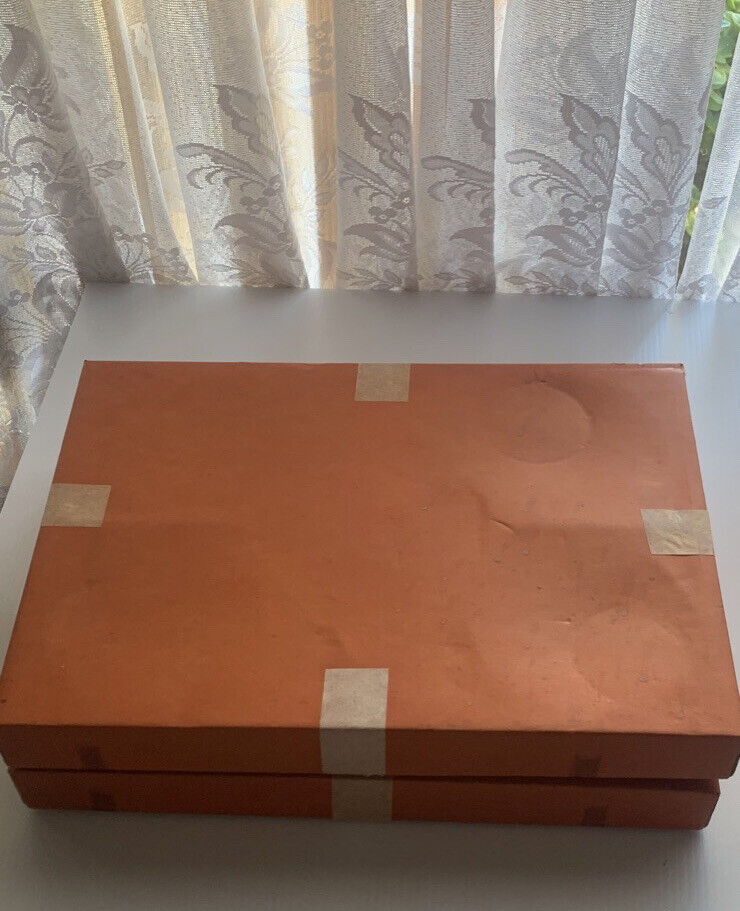 SOGA GLASS CO Set of 10 Mid Century AMBER GLASS SWEETS DESSERTS BOWLS in 2 Boxes