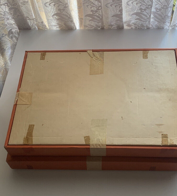 SOGA GLASS CO Set of 10 Mid Century AMBER GLASS SWEETS DESSERTS BOWLS in 2 Boxes