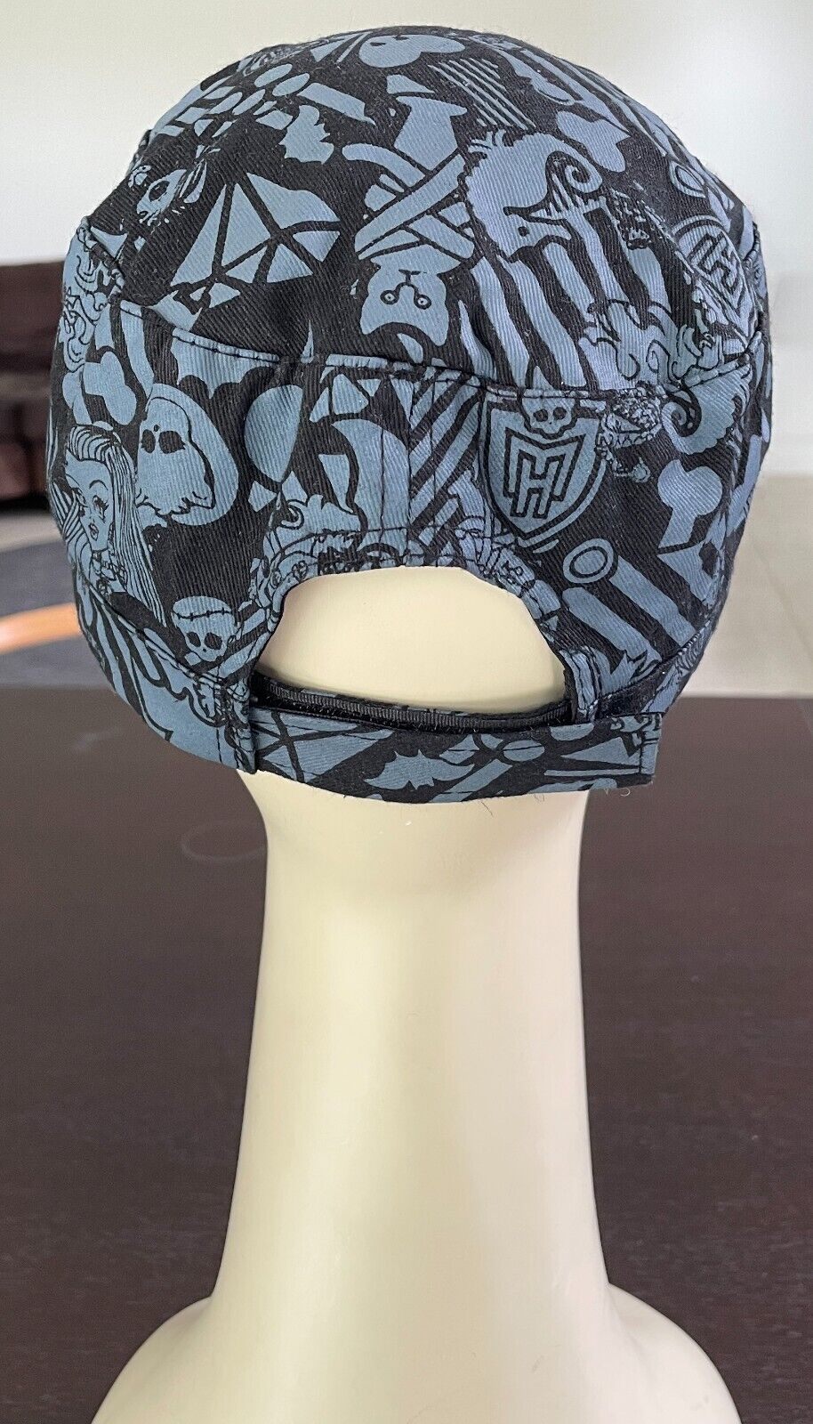 MONSTER HIGH Girls Cap Grey & Black Adjustable Brim Hat ONE SIZE